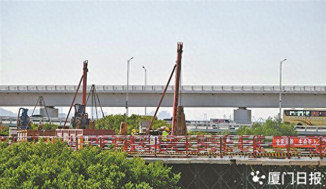 骑行看海景将再添新去处！集美大桥周边岸线慢行系统工程启动施工