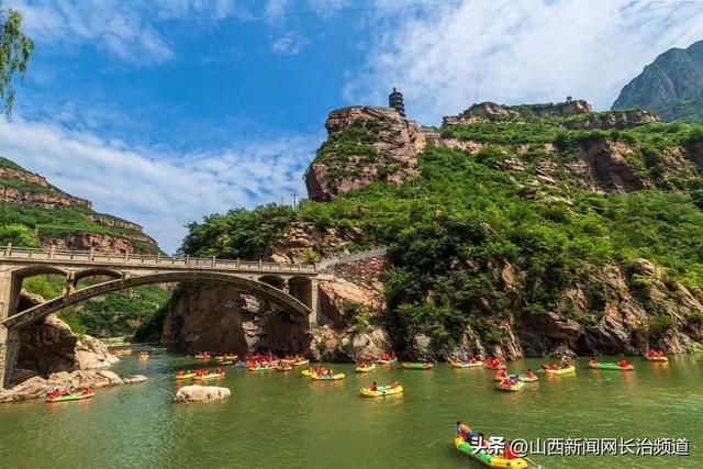 壶关县：大河漂流迎来夏季旅游高峰