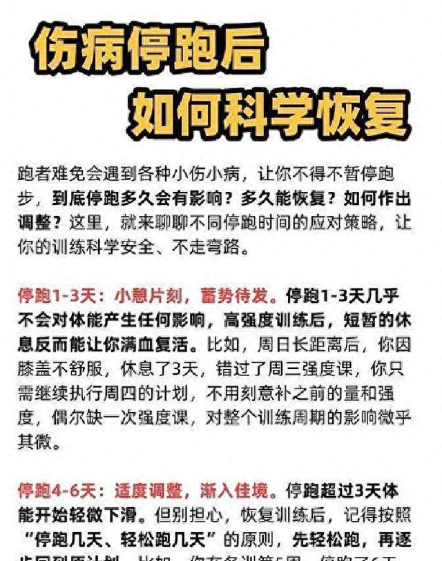 跑步停一周全白费？其实掌握这个规律，恢复速度能超想象