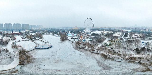 包头的初雪，又美又暖！