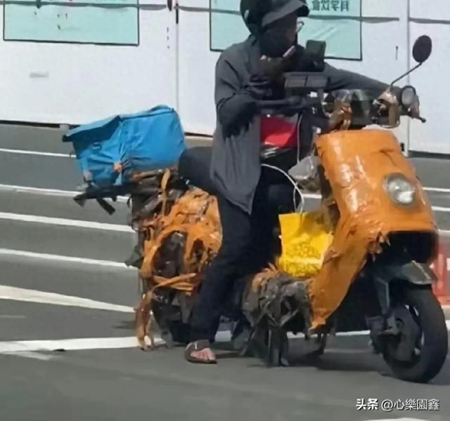 外卖骑手的高温生存不容易，生死时速于烈日之下