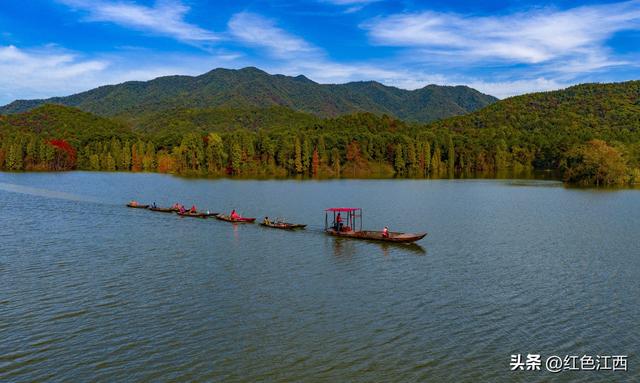 燃爆初冬！仙女湖层林尽染映帆影 绘就绝美打卡画卷