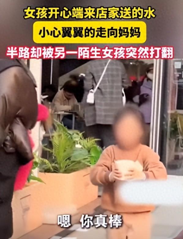 小女孩打翻水杯后续：警方介入，涉事母女道歉，女孩状态让人担忧