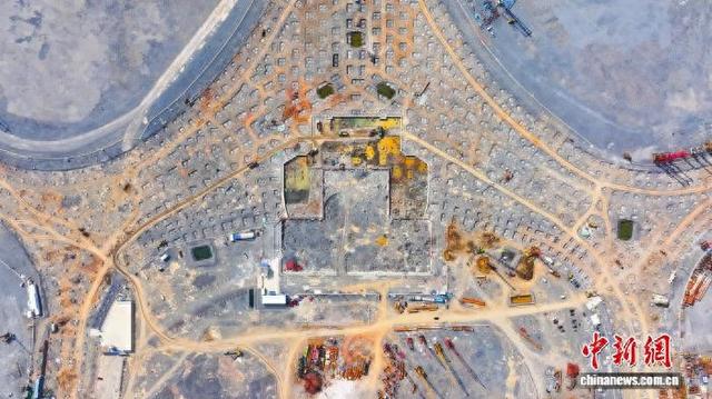 大连金州湾国际机场航站楼主体工程开工 东北亚门户枢纽建设迈入关键阶段