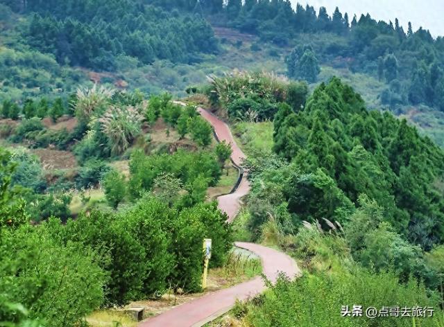 成都金堂爆红的徒步路线，被严重低估，360度观景台超级惊艳！