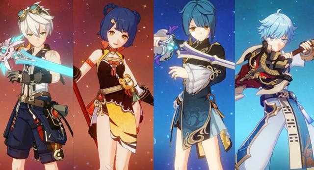 原神攻略地图光环（原神玩家初期必练的全四星阵容）