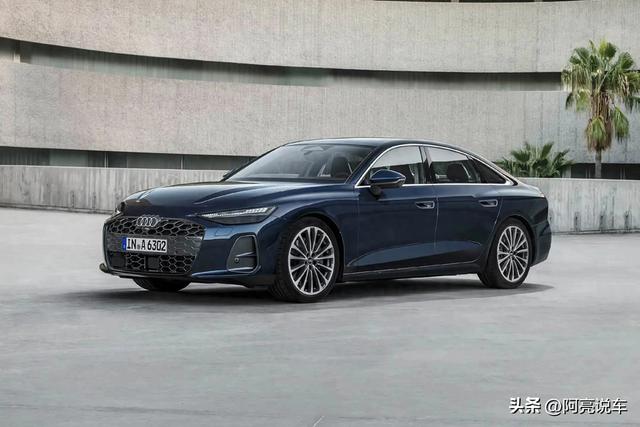 全新一代奥迪A6L变年轻了！数字大灯+黑化套件，2.0T轻混是主力
