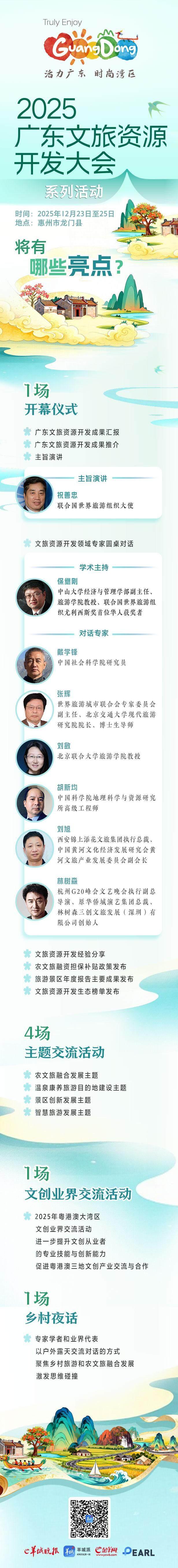 一图读懂！2025广东文旅资源开发大会系列活动将有这些亮点
