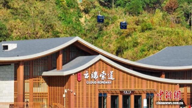 “城市中央公园”随时可赴 江西南昌首条景区索道正式开通