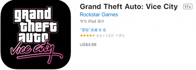 手机侠盗从哪里下载游戏（苹果ios游戏账号分享侠盗飞车罪恶都市 GTA欢迎回到 1980 年代）