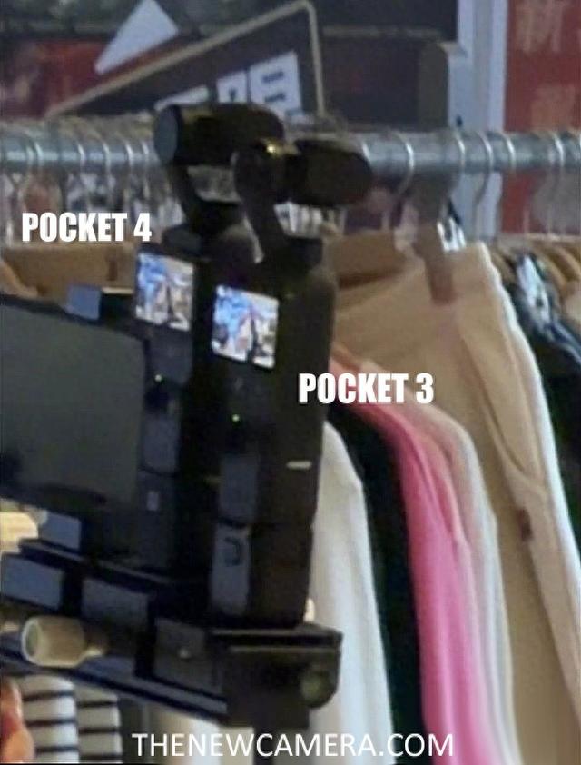 大疆 Pocket 4 云台相机新照片流出：机身更纤薄