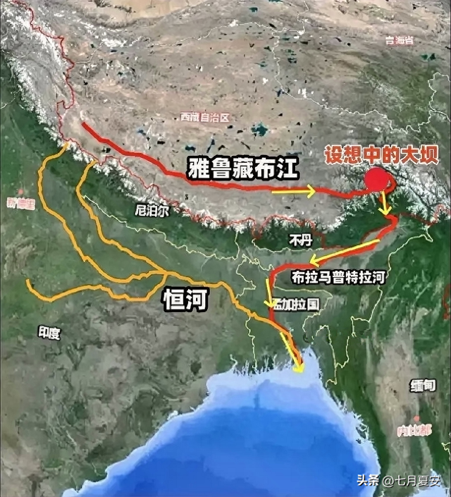 西藏雅江超级水电站开工，高志凯线或照进现实，藏水入疆有四线路