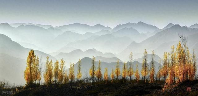 暮秋读山