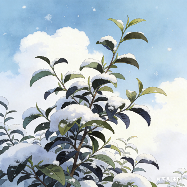 难得一见的初雪，把家门口变成诗和远方，这就是冬日的小美好