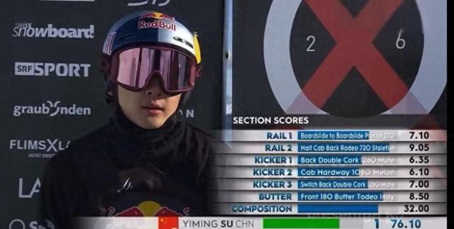 米兰冬奥会前最后一站坡障世界杯	，苏翊鸣再摘一枚奖牌