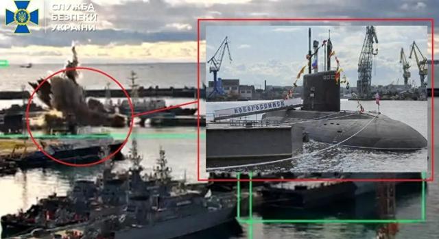 5亿美元打水漂？俄黑海舰队传来噩耗，崭新潜艇惨遭乌克兰炸烂