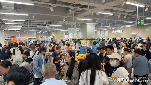 沈刚负责线下，严筱磊直管线上，盒马鲜生下沉店线上订单占比低