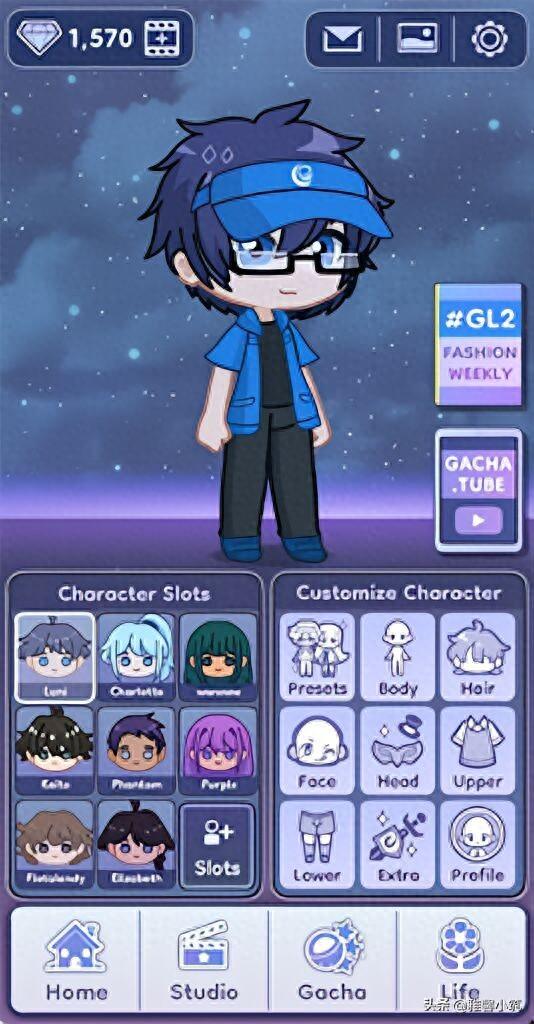 扭蛋人生最新版本2下载（横变竖米加托卡竞品手游Gacha Life2登顶免费榜）