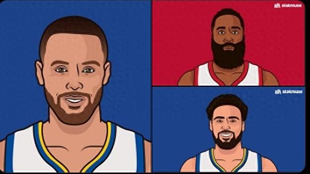 NBA单月三分命中数纪录：库里96个遥遥领先 哈登第2人&克莱第3人