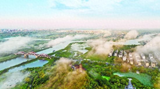 当涂：晨光织就生态韵 满城朝气绘新篇