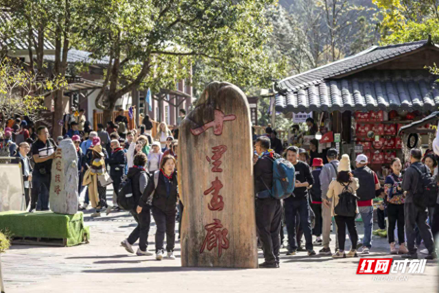 晴好秋光引客来，张家界十里画廊人气“一路飙升”