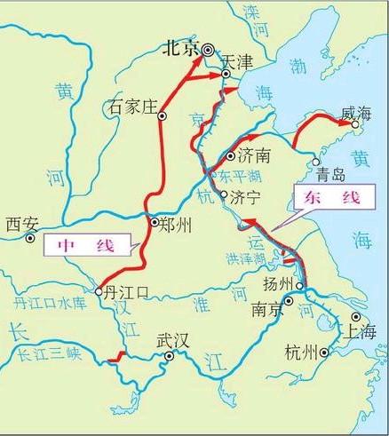 南水北调的东线通道