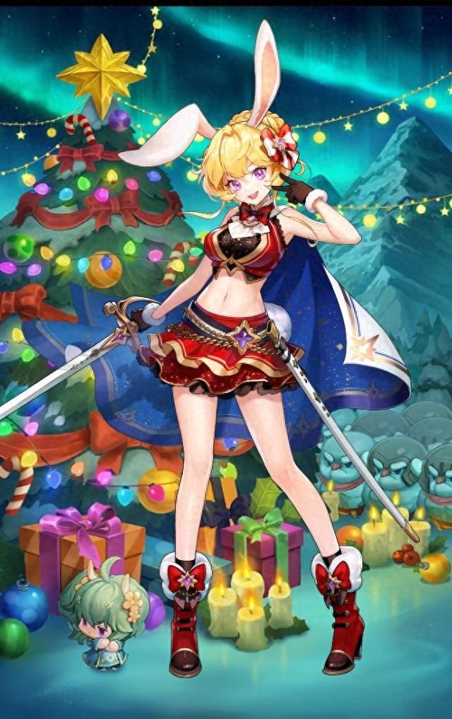 洛克王国卡洛儿技能表（坎公骑冠剑英雄介绍解析圣诞元素精灵卡洛儿）