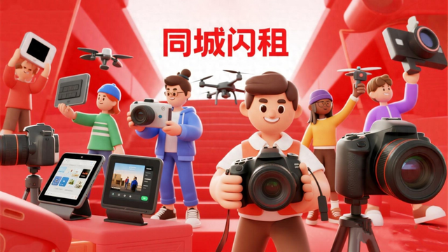 爱租机“同城闪租”：租万物，即时达
