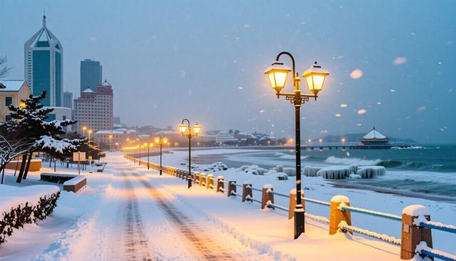 威海迎来一场大雪