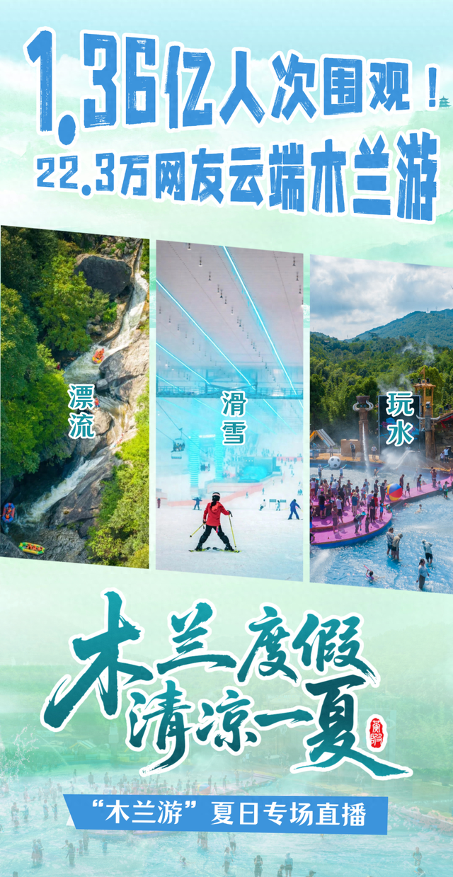 1.36亿人次围观！“木兰游”夏日专场直播热度“爆表”！