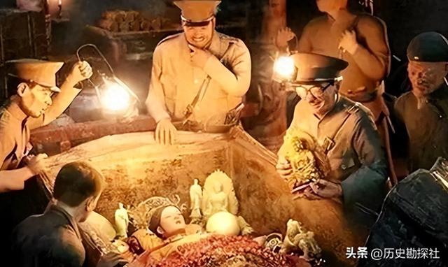 1928年，慈禧尸体被孙殿英的士兵侮辱后，尸体上为何长满白毛？