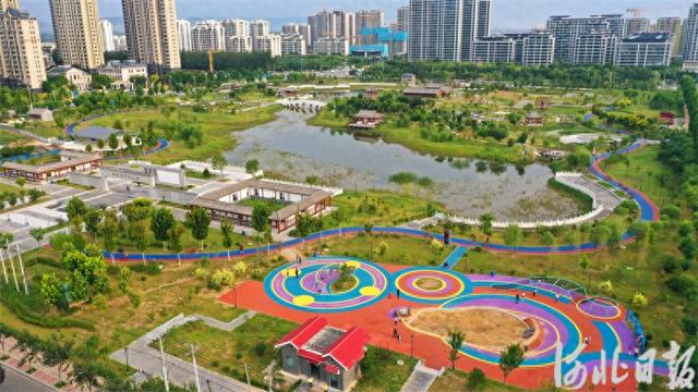 亲水游乐好去处！邢台首座节水主题公园投用