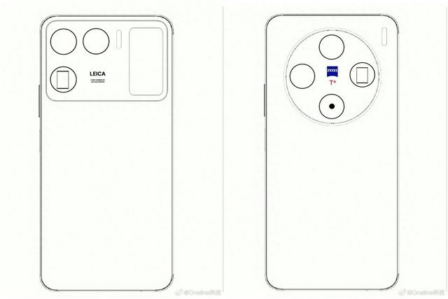 完形填空，小米16、X300、Find X9新线稿、iPhone 17全系配色爆料