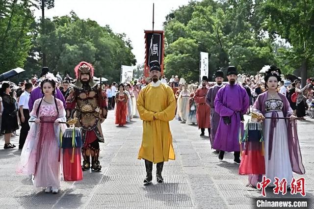 千年晋祠再现《晋祠铭》历史场景