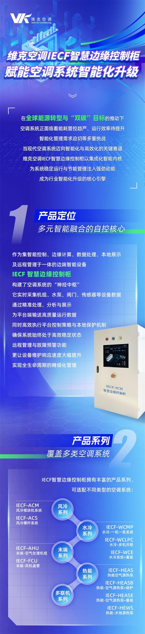 维克空调IECF智慧边缘控制柜：赋能空调系统智能化升级
