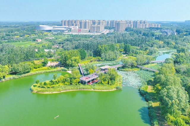 枣强：“一河两湖”景观 擦亮生态名片