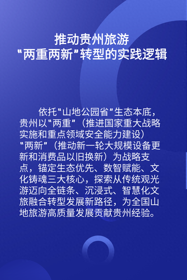 【工作研讨】推动贵州旅游“两重两新”转型的实践逻辑