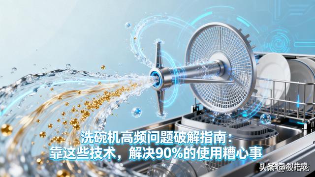 洗碗机高频问题破解指南：靠这些技术，解决90%的使用糟心事