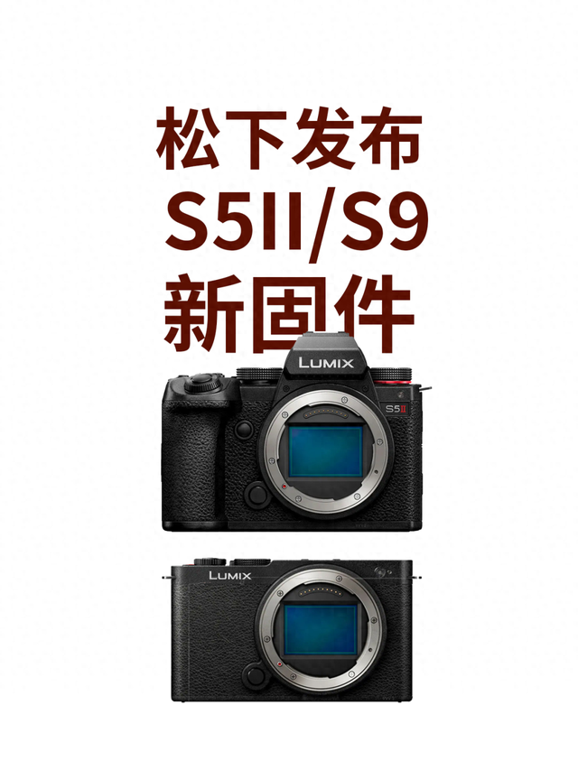 松下发布S5II和S9新固件，支持闪光灯持续预览
