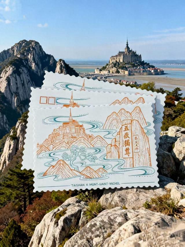 泰山文创入驻法国圣米歇尔山官方门店 3000套订单助推文化“走出去”