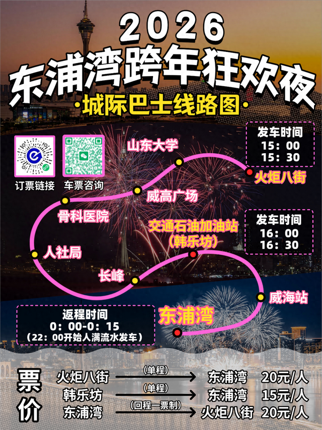 东浦湾跨年活动停车攻略请查收→