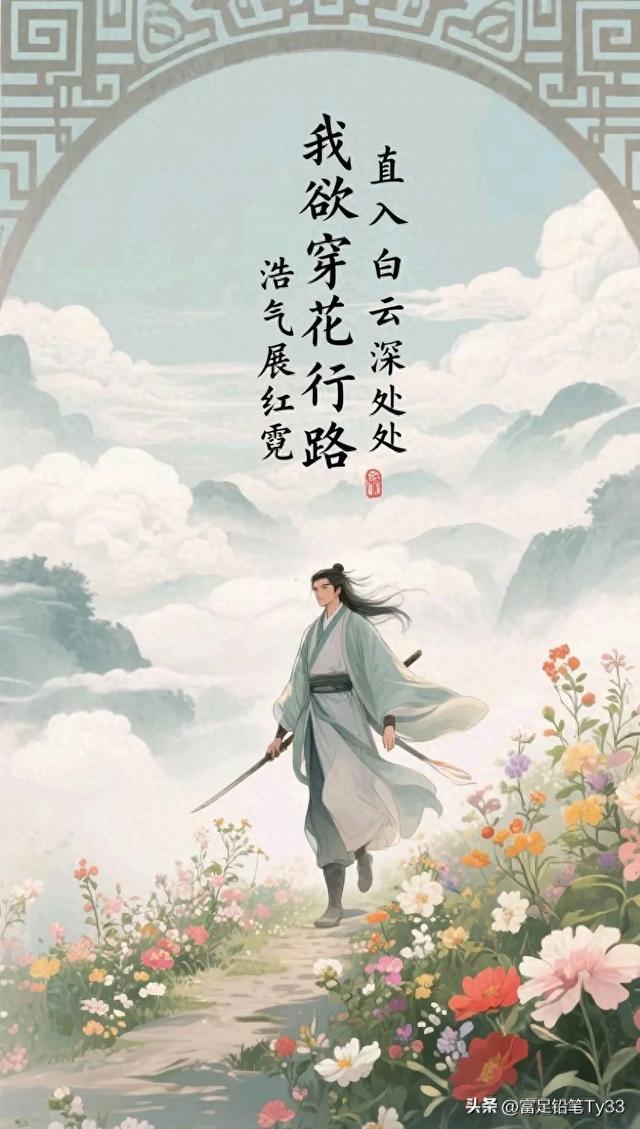燃爆！穿越花海探秘：直入白云深处寻浩气红霓