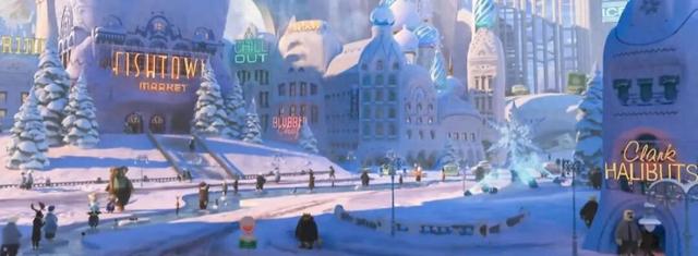 《疯狂动物城》之冰川镇竟撞脸呼伦湖！