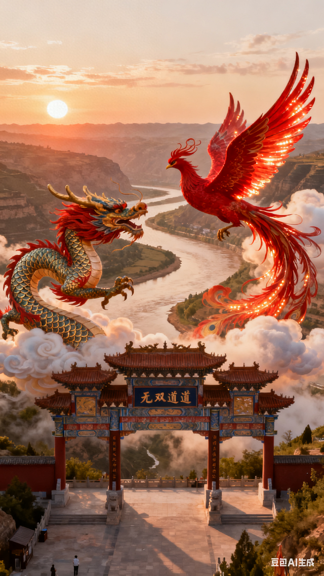 无双道龙赵小荣游记《 一笔祥龙行天下 》（一00）黄河乾坤湾