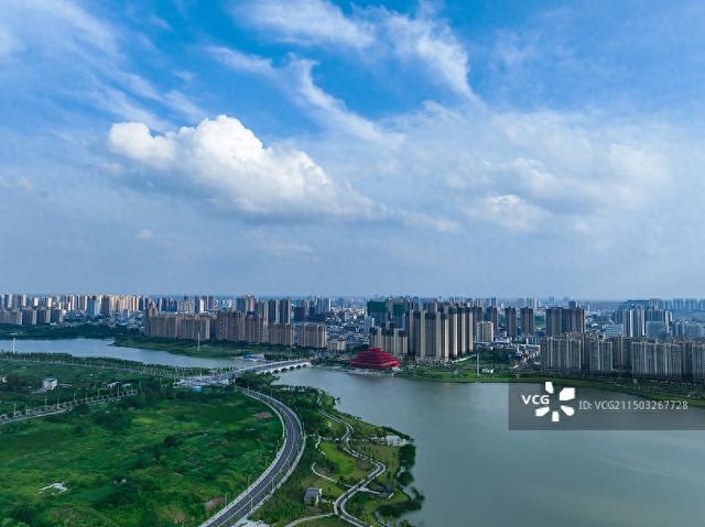 黄河：天门的北湖公园