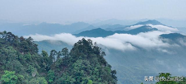 武当山意外之喜！雨中留宿南岩，邂逅古建与自然的绝配