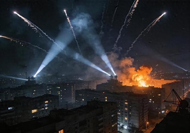 深夜653架无人机掠过乌克兰，战争把冬天点亮的不是灯