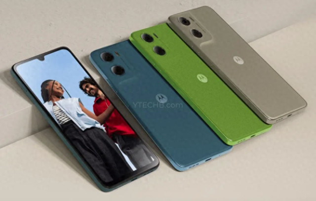 摩托罗拉Moto G06手机渲染图首曝：水滴屏、5100mAh电池