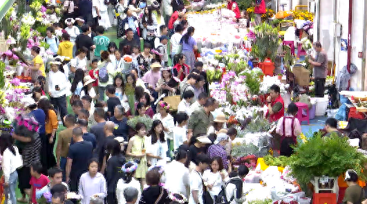 昆明这个地方开启“人人人人”模式！游客：很震撼！