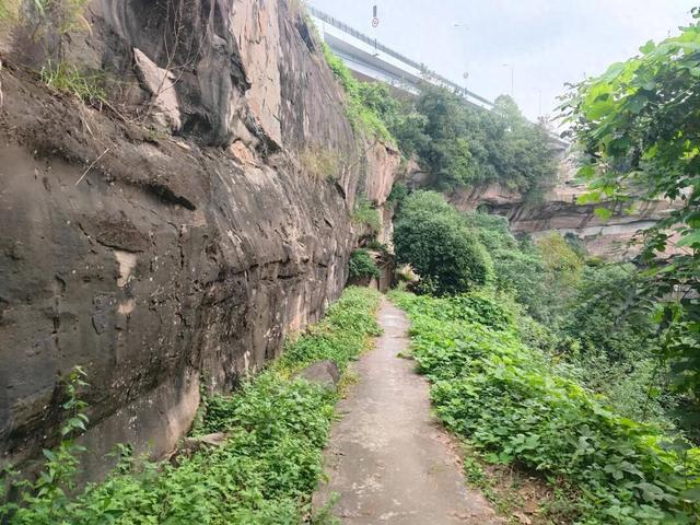 重庆江津白沙竟藏有一座古山寨，有悬崖瀑布，崖壁上还有石刻古迹